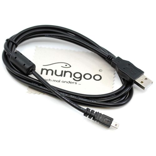 CLICKSELL-Câble De Données Usb Compatible Avec Nikon Coolpix S3100, S32, S3200, S3300, S3500, S3600, S4, S4000, S4100, S4150, S4300, S500, S510-1,5 M-Otb-Avec Écran Chiffon