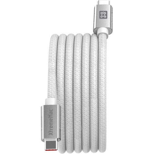 CLICKSELL-Câble Usb-C 60W X-Magnet 2M-Câble De Charge Magnétique Premium Pour Iphone, Ipad, Macbook Et Appareils Usb-C-Câble Usb-C Magnétique, Plat, Enroulable, Charge Rapide