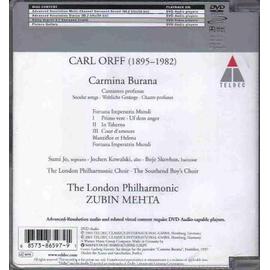 garrapata vamos a hacerlo taquigrafía Carmina Burana (DVD Audio) - DVD Zone 2 | Rakuten