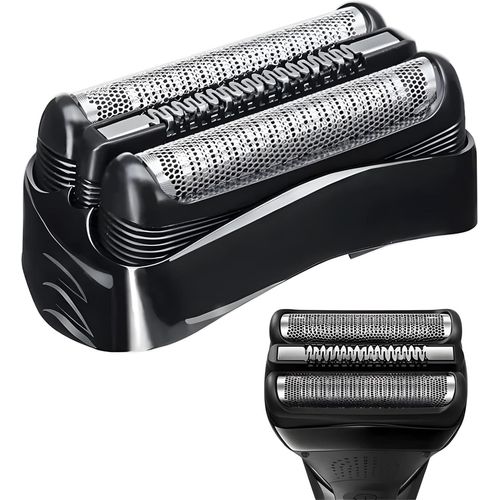 KGABERY-21B Têtes De Rasage Pour Braun Rasoir Serie 3,Pièce De Rasoir Rechange Compatible Avec Les Braun Rasoirs 300S,310S,320S,330S,340S,360S,3010Bt,3020S,3030S,3040S,3080S-Noire (21B)