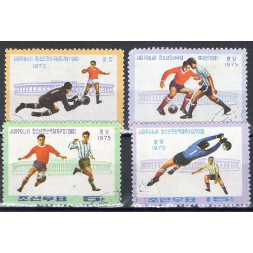 Corée Du Nord Timbres Football