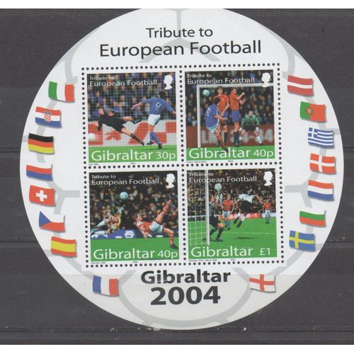 Gibraltar Timbre Eurofoot 2004