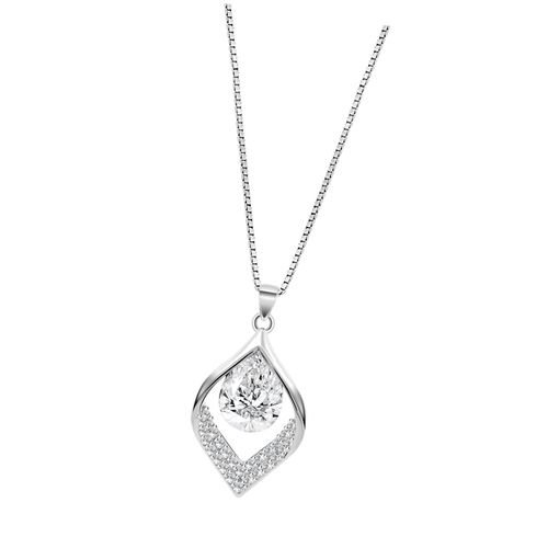 Collier Lotus En Argent 925, Charmante Dame, Jlp3711-1-1