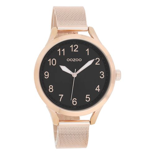 Montre-Bracelet Analogique Pour Femme «&nbspoozoo &nbsp» En Or Rose, Bracelet En Métal Uoc9119a