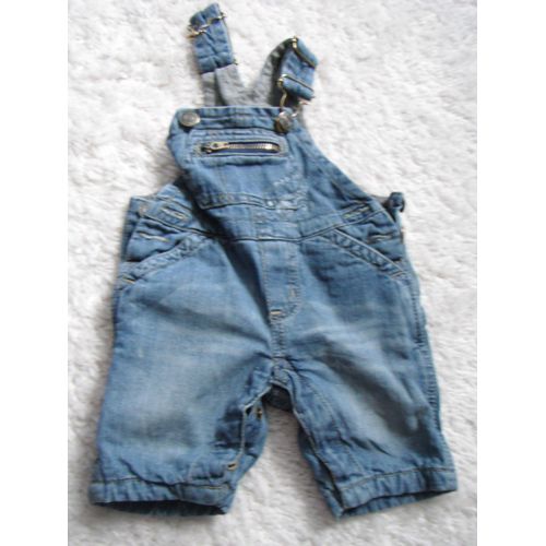 Très Jolie Salopette En Jean Bébé Garçon Taille 0/3 Mois Idée Cadeau