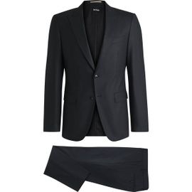 Costume Slim En Laine Mélangée À Micro Motif106,44,46,48,50,52,98