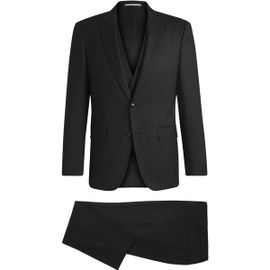 Costume Slim Trois Pièces En Laine Stretch À Motif52,94,98