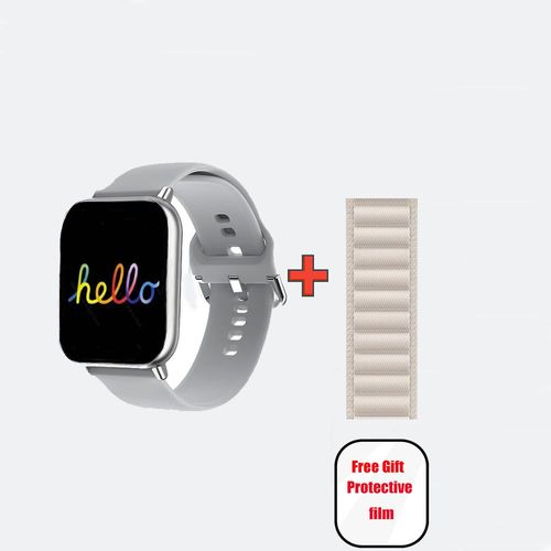 Montre Intelligente Série 10 Pour Hommes Et Femmes,Hello Plum,H15 Pro,Amoled,1 Go,Message,Chatgpt,Musique Locale,Photo,Ablum,Android,Ios - Type White-Whh