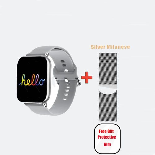 Montre Intelligente Série 10 Pour Hommes Et Femmes,Hello Plum,H15 Pro,Amoled,1 Go,Message,Chatgpt,Musique Locale,Photo,Ablum,Android,Ios - Type White-Sml
