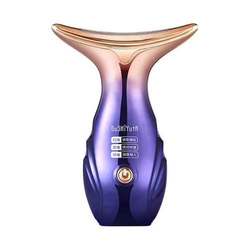 Hifu-Appareil De Massage Pour Le Visage Et Les Yeux,Lifting Du Visage,Cou,Amincissant,Beauté Ems,Photothérapie De La Peau,Anti-Âge,Double Sap - Type Violet