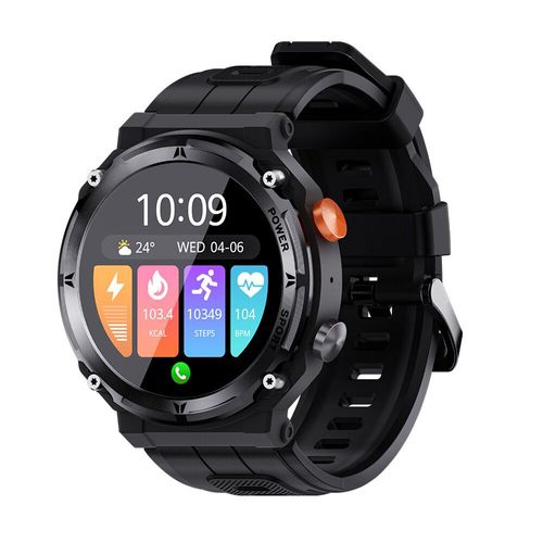Montre Intelligente Étanche Pour Homme,Appel Bluetooth,Tracker D'activité,Montre Intelligente De Sport 5iko,Iphone,Téléphone Android,2024 - Type Black-With Original Box