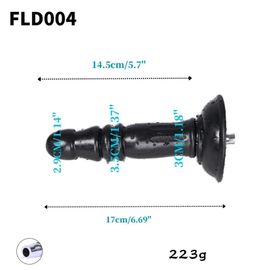 Rough Beast-Sex Machine Dileducative,Accessoires De Rêves,Big Flesh Black Dileducational For Vac-U-Lock Love Machine,Imbibé Pour Toutes Les Machines Du Magasin - Type Fld004-Bk