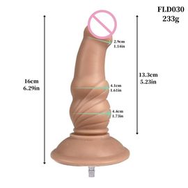 Rough Beast-Sex Machine Dileducative,Accessoires De Rêves,Big Flesh Black Dileducational For Vac-U-Lock Love Machine,Imbibé Pour Toutes Les Machines Du Magasin - Type Fld030-Fs
