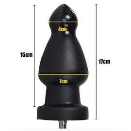 Rough Beast-Sex Machine Dileducative,Accessoires De Rêves,Big Flesh Black Dileducational For Vac-U-Lock Love Machine,Imbibé Pour Toutes Les Machines Du Magasin - Type Fld036-Bk
