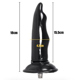 Rough Beast-Sex Machine Dileducative,Accessoires De Rêves,Big Flesh Black Dileducational For Vac-U-Lock Love Machine,Imbibé Pour Toutes Les Machines Du Magasin - Type Fld037-Bk