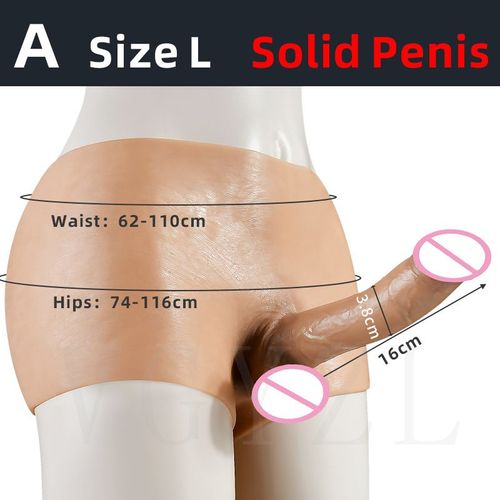 Pegging Réaliste En Silicone Pour Hommes Et Femmes,Gode Strapon,Pantalon De Pénis,Mastylunk Ators,Jouets Sexuels Lesbiens,Gode Éducatif,18 - Type A-L Solid Penis