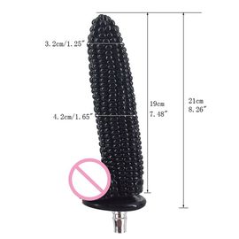 Fredorch-Godemiché Noir En Silicone Pour Stiliban Ation Du Point G,Machine Sexuelle Pour Vac-U-Lock Love Machines - Type F066bk #A
