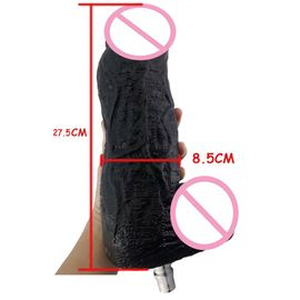Fredorch-Godemiché Noir En Silicone Pour Stiliban Ation Du Point G,Machine Sexuelle Pour Vac-U-Lock Love Machines - Type Fa9bk #A