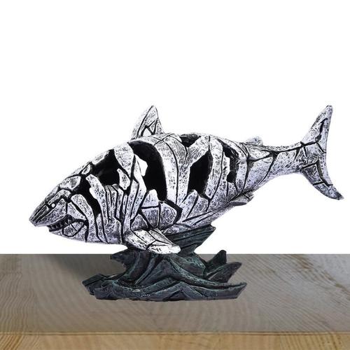 Statue de requin en résine, Sculpture Unique en forme de requin marin, décoration artisanale pour la maison