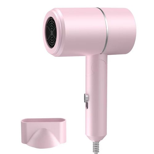 Sèche-cheveux à ions négatifs avec diffuseur,sèche-cheveux léger,haute puissance,pliable,thermostatique,silencieux,maison - Type Rose