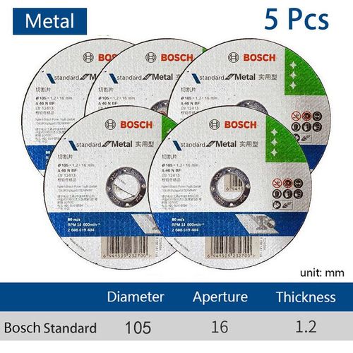 disque de coupe pour meuleuse d'angle,pour métal et acier,100mm,125mm,accessoires - Type 105x16x1.2mm #A