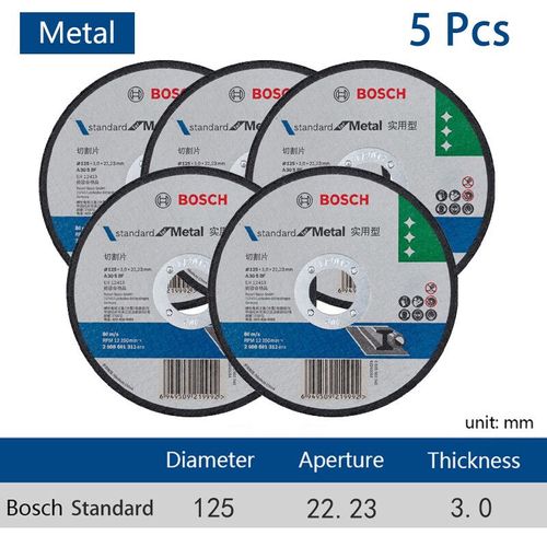 disque de coupe pour meuleuse d'angle,pour métal et acier,100mm,125mm,accessoires - Type 125x22.23x3.0mm #B
