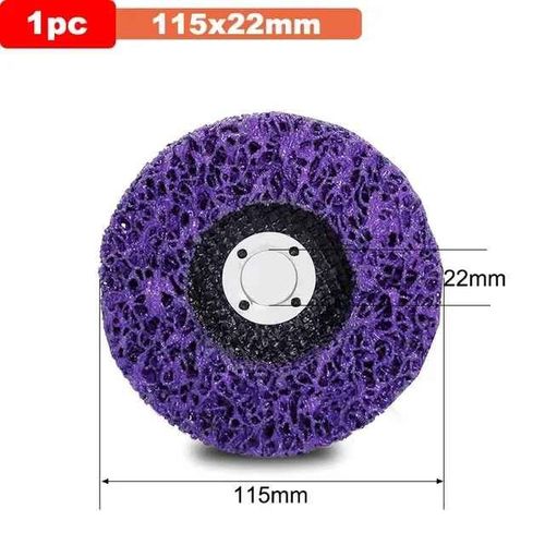 XR-Disque d'angle converasif pour peinture antirouille,bande de disque,sites de roues,meuleuse propre pour enlèvement,100mm,115mm,125mm,1 pièce - Type 115mm