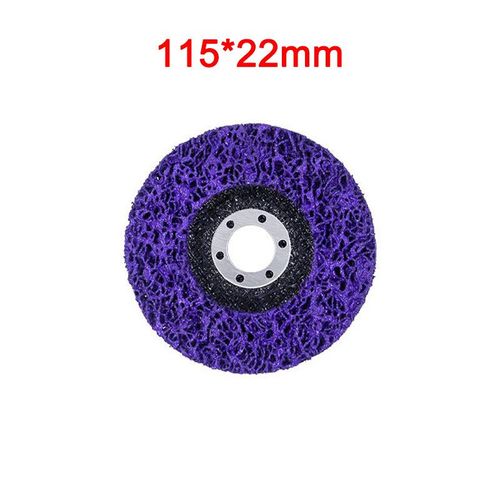Disque à lamelles en diamant pour meuleuse d'angle,outil converasif,meuleuse à bande,polissage,roues de planche,accessoires,100mm,115mm,125mm,1 pièce - Type 115x22mm Purple
