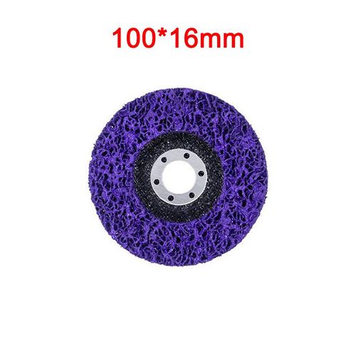 Disque à lamelles en diamant pour meuleuse d'angle,outil converasif,meuleuse à bande,polissage,roues de planche,accessoires,100mm,115mm,125mm,1 pièce - Type 100x16mm Purple