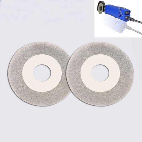 découpe professionnels en émeri,60mm,2 pièces,pour livres,carreaux,couture,travail des métaux