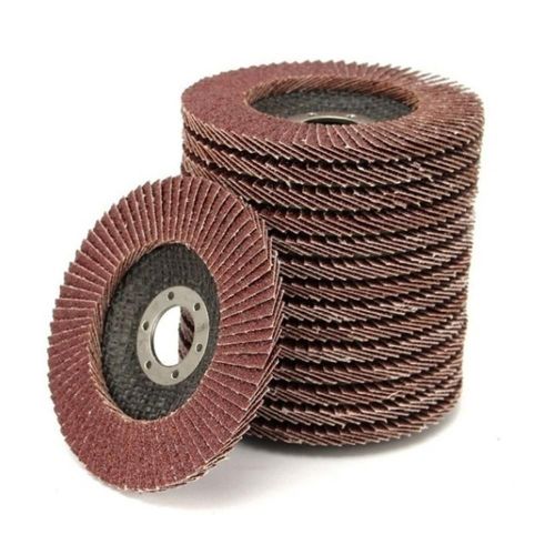 10 pièces disques à lamelles professionnels 100mm 4.5 pouces disques abrasifs 40/60/80/120 grains meules lames pour meuleuse d'angle - Type Grit150