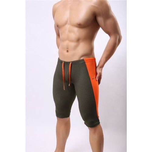 Short De Bain Sexy En Maille Pour Homme,Maillot De Bain,Plage,Surf,Moulant,Long,Vêtements De Sport