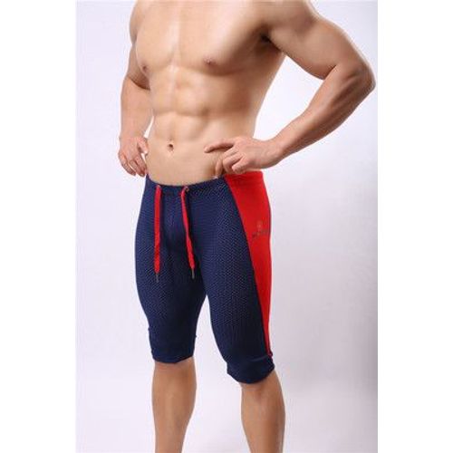 Short De Bain Sexy En Maille Pour Homme,Maillot De Bain,Plage,Surf,Moulant,Long,Vêtements De Sport