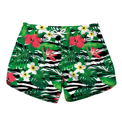Short De Plage D'été Pour Femme,Pantalon Court De Sport,Imprimé Fleurs 3d,Séchage Rapide,Maillot De Bain Femme,Vacances,Planche De Surf