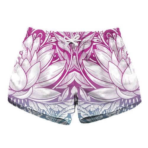 Short De Plage D'été Pour Femme,Pantalon Court De Sport,Imprimé Fleurs 3d,Séchage Rapide,Maillot De Bain Femme,Vacances,Planche De Surf