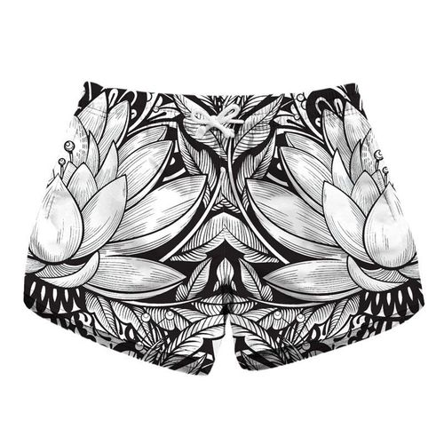 Short De Plage D'été Pour Femme,Pantalon Court De Sport,Imprimé Fleurs 3d,Séchage Rapide,Maillot De Bain Femme,Vacances,Planche De Surf