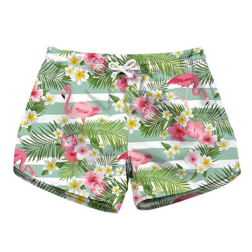 Short De Plage D'été Pour Femme,Pantalon Court De Sport,Imprimé Fleurs 3d,Séchage Rapide,Maillot De Bain Femme,Vacances,Planche De Surf