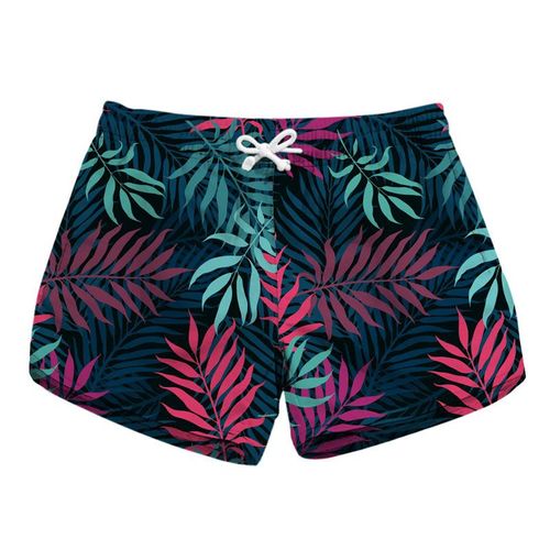Short De Plage D'été Pour Femme,Pantalon Court De Sport,Imprimé Fleurs 3d,Séchage Rapide,Maillot De Bain Femme,Vacances,Planche De Surf