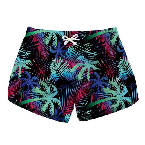 Short De Plage D'été Pour Femme,Pantalon Court De Sport,Imprimé Fleurs 3d,Séchage Rapide,Maillot De Bain Femme,Vacances,Planche De Surf