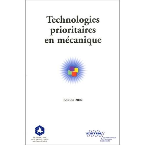 Technologies Prioritaires En Mecanique