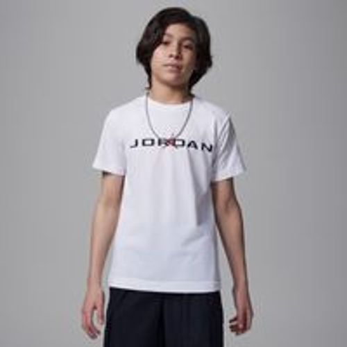 T-Shirt Air Stretch Jordan Pour Ado - Blanc
