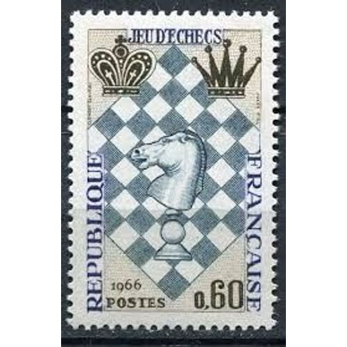 Festival International D'Échecs Au Havre Année 1966 N° 1480 Yvert Et Tellier Luxe