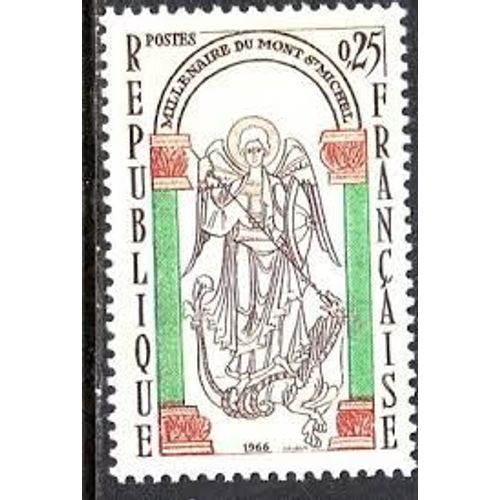 Millénaire Du Mont Saint Michel Année 1966 N° 1482 Yvert Et Tellier Luxe