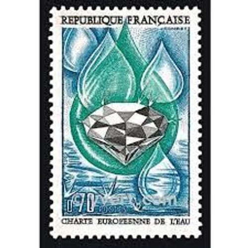 Charte Européenne De L'Eau Année 1969 N° 1612 Yvert Et Tellier Luxe