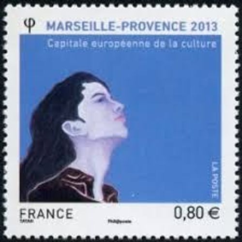 Marseille-Provence 2013 Capitale Européenne De La Culture : Portrait De Femme Année 2013 N° 4713 Yvert Et Tellier Luxe
