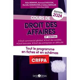Cours De Droit Des Affaires 2023 - Tout Le Programme En Fiches Et En Schémas