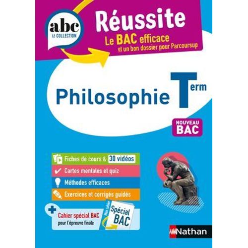 Philosophie Terminale - Abc Réussite - Bac 2026 - Enseignement Commun Tle - Cours, Méthode, Exercices Et Sujets Corrigés + Cahier Spécial Bac - Epub