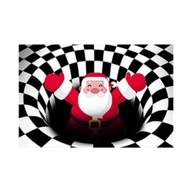 Icidal Sion Doorvirus-Tapis De Sol Optique Visuel 3d, Décor De Tapis De Noël, Intérieur Et Extérieur, Cuisine, Blanchisserie, Porche