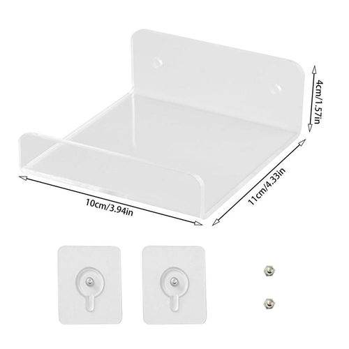 Mini Étagère Flottante Acrylique Pour Haut-Parleur, Petite Étagère Murale Adhésive Pour La Maison