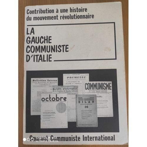 La Gauche Communiste D'Italie